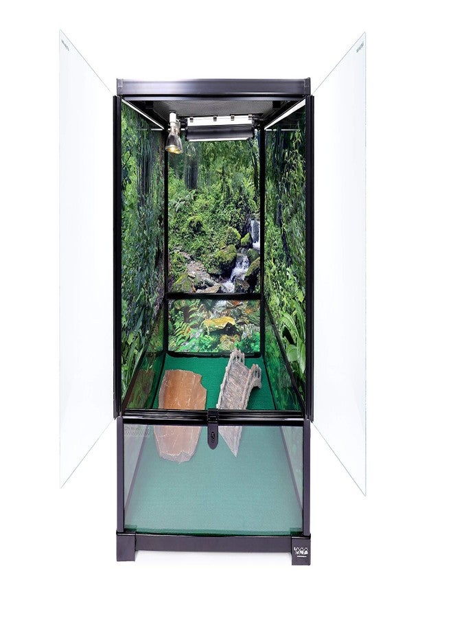CAROLINACUSTOMCAGES سجادة زواحف، لون أخضر كيلي، 24 بوصة × 36 بوصة، قطعتان - Image 2